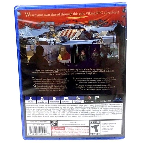 The Banner Saga Trilogy Bonus Edition for Sony PlayStation 4 PS4 Video Game - Picture 2 of 4